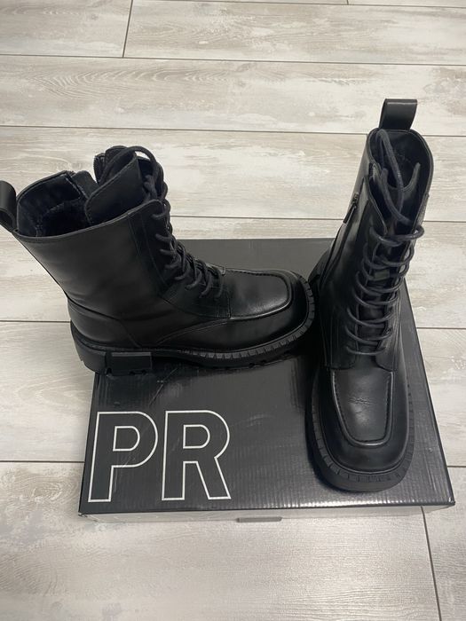 Шкіряні зимові чоботи