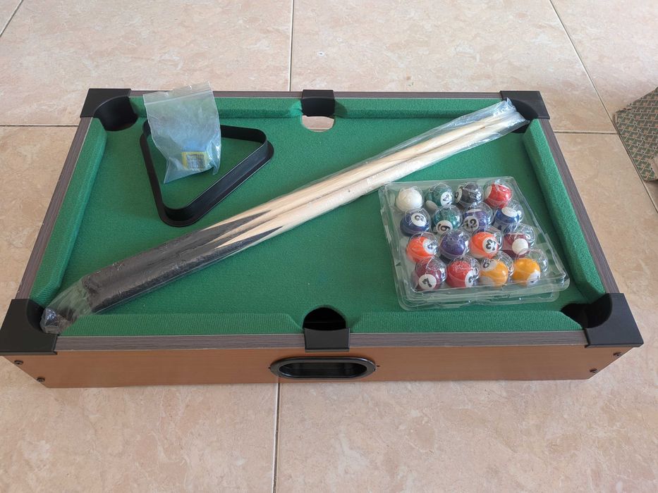 Jogo mini bilhar criança