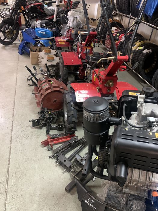 Мотоблок бензиновый с фрезой