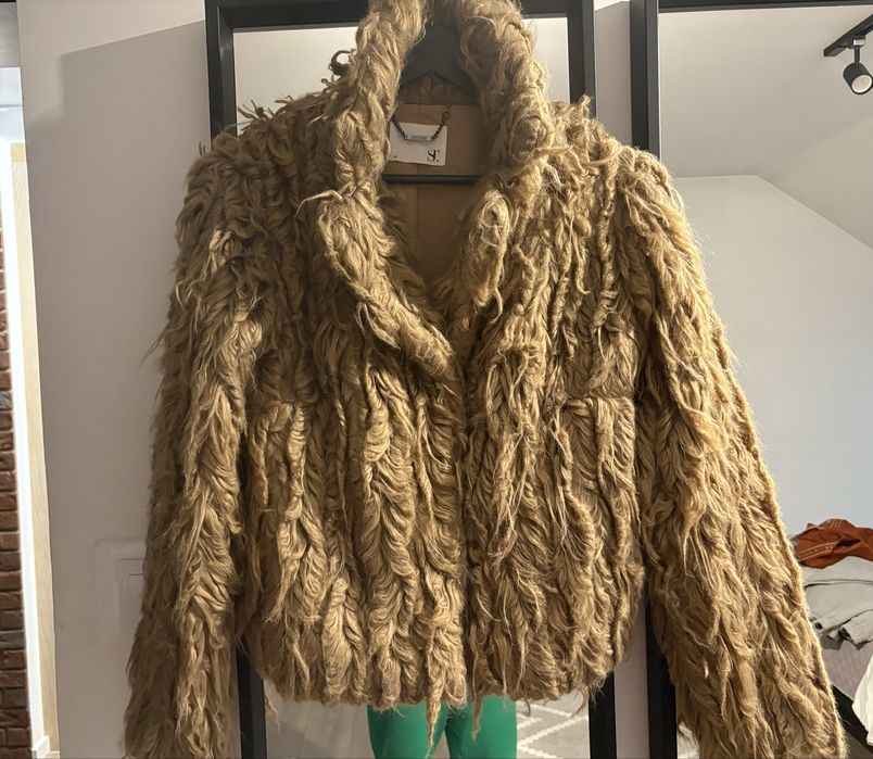 Supertrash ORSON Krótki płaszcz biscuit, rozmiar 34, sold out!