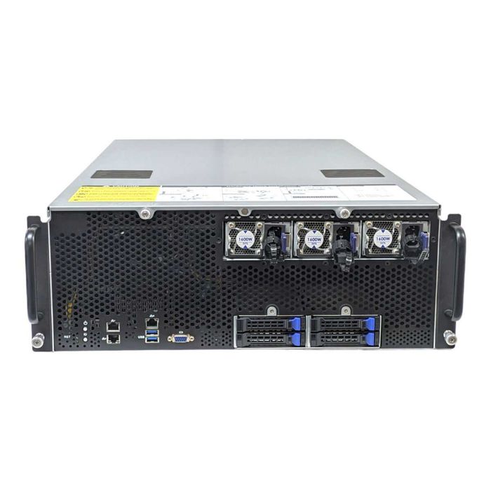 Gigabyte G431-MM0 AMD EPYC 3151 SoC 0GB DDR4 10X GPU 4X SFF 4U Rack Server 3x1600W 80+ Platinum AI/Mining server