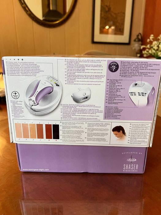 NOWY Depilator laserowy Remington IPL6000F - depilacja twarzy i ciała