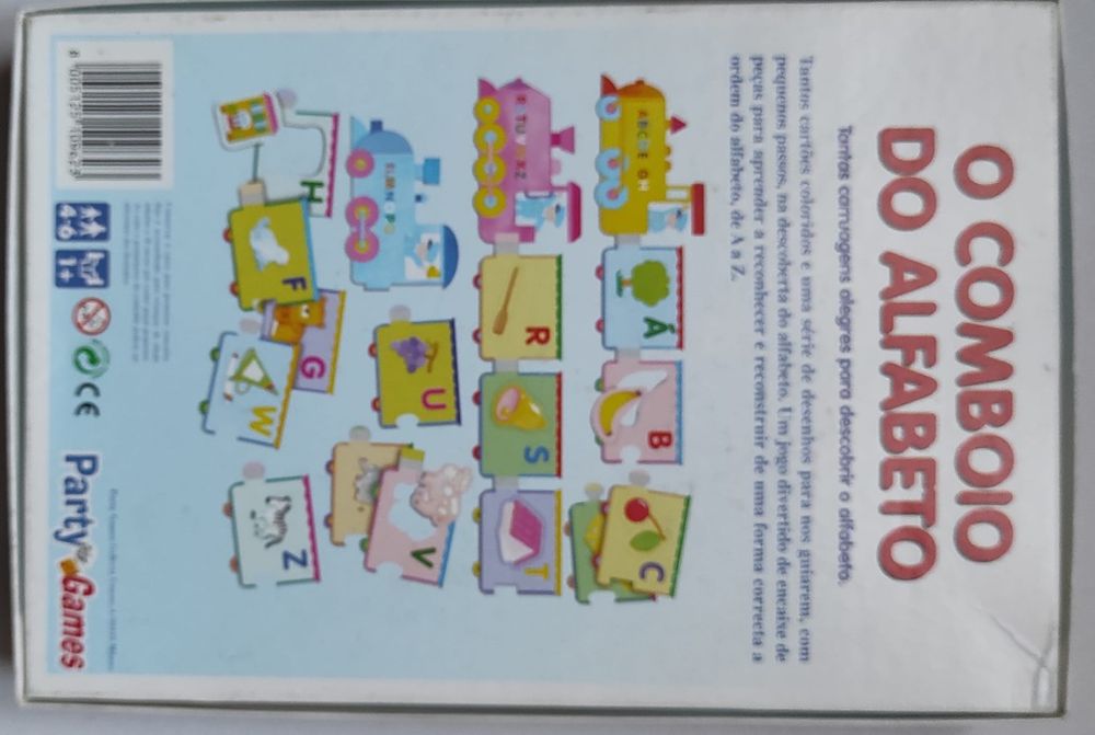 Jogo " comboio do alfabeto"