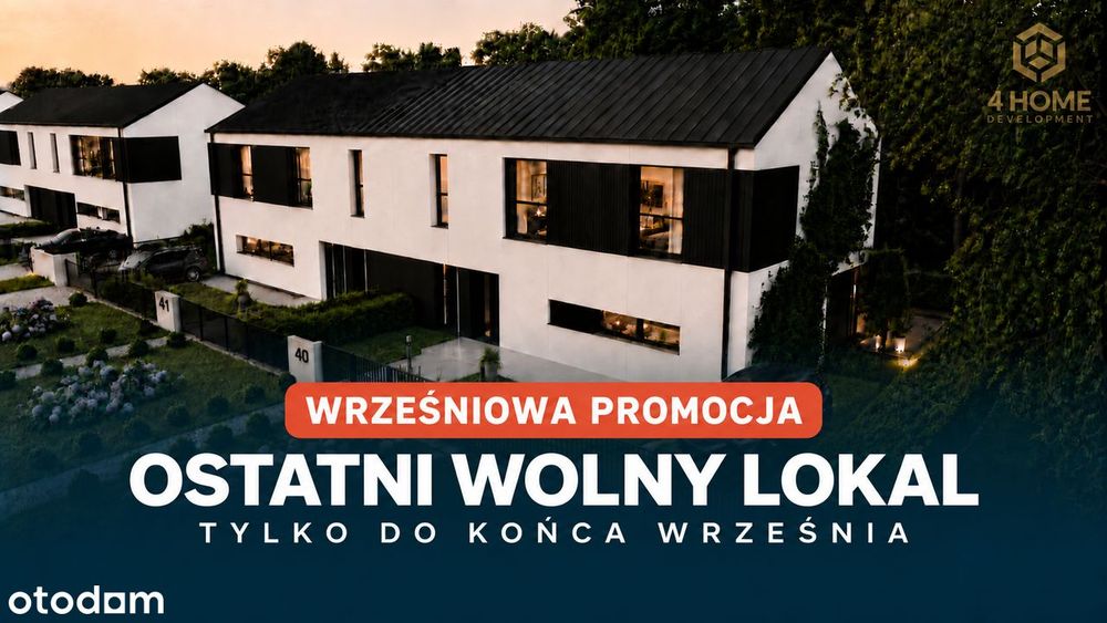 Nowoczesne domy w Zgierzu przy ul. Dolnej. Pompa ciepła, rekuperacja..