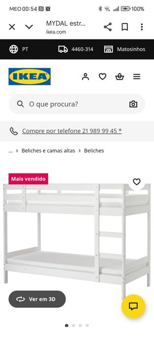 Beliche preto com colchões