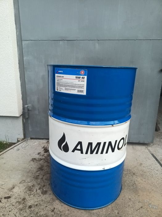 Бочка стальна 200 літрів з мастила