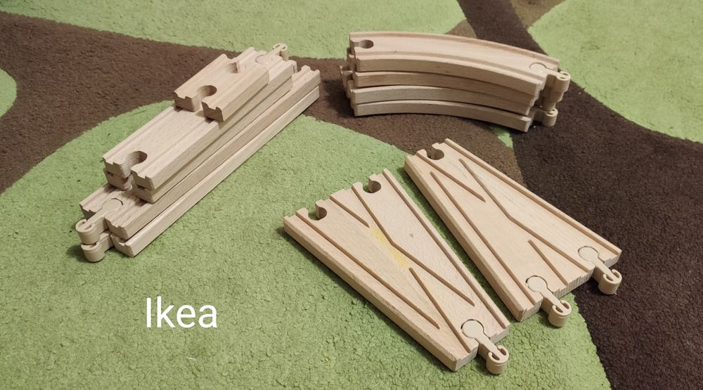 Zestaw torów kolejka pociąg BRIO Lidl i Ikea