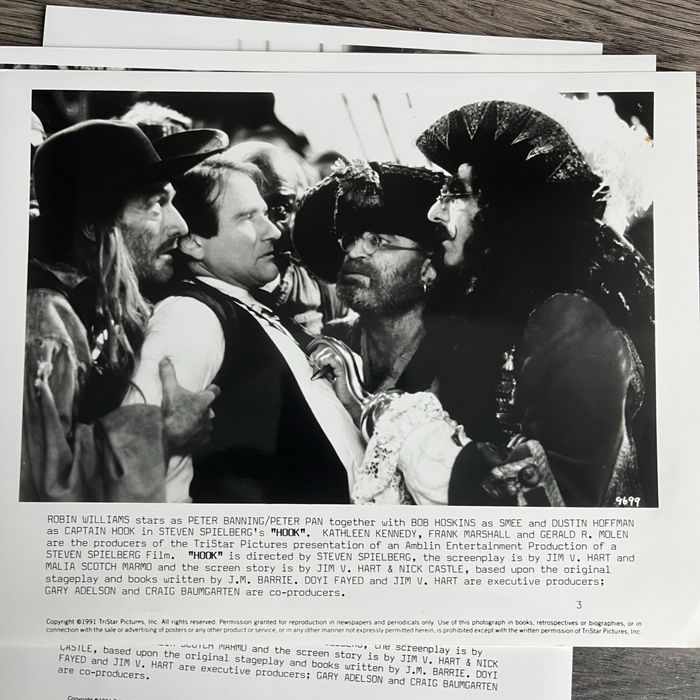 Hook Peter Pan Robin Williams Steven Spielberg
