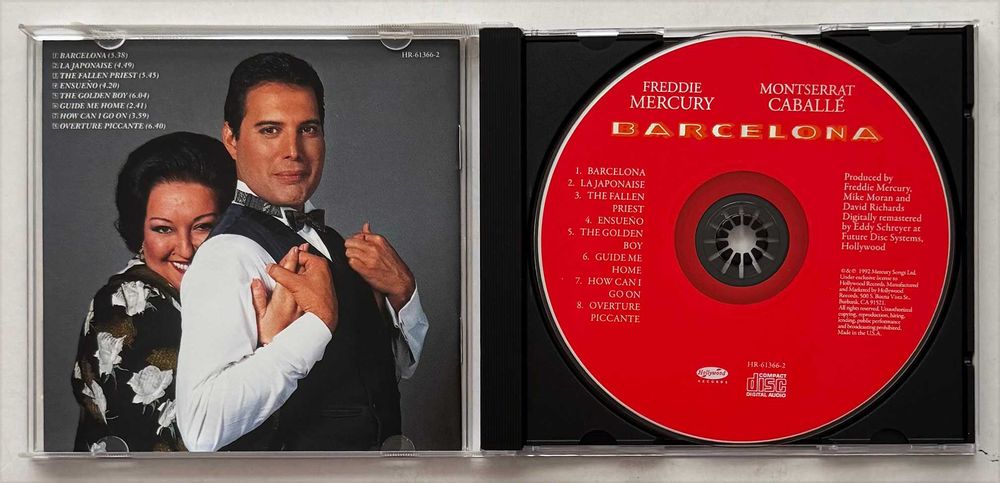 CD_Freddie Mercury/Montserrat Caballé, BARCELONA. Muito estimado, como novo.