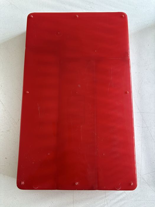Porta talheres vermelho