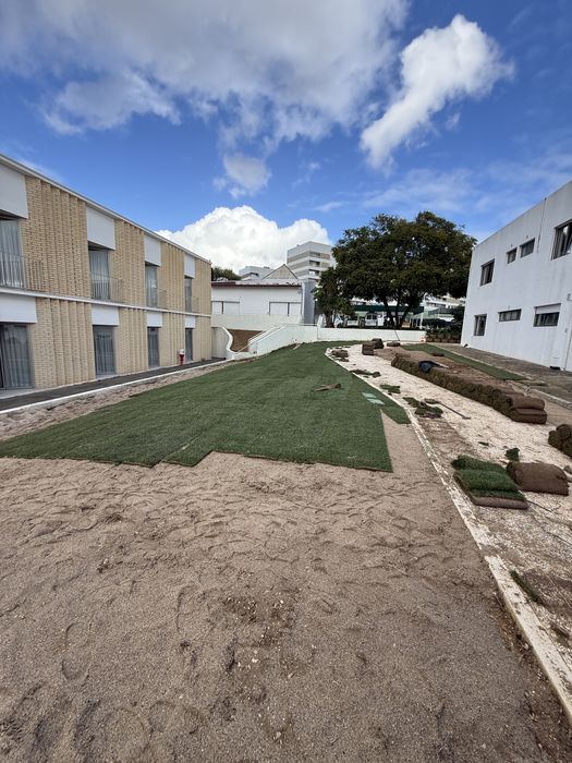 relva natural em tapete