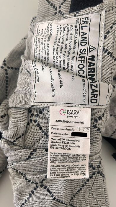 Marsúpio Isara - NOVO! Com fatura e garantia