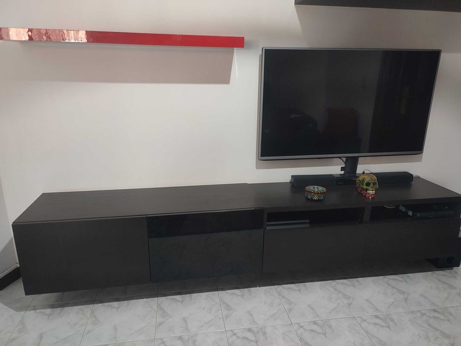 Sala de estar e sala de jantar