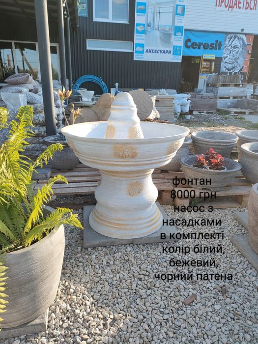 Квітники бетонні арт-бетон