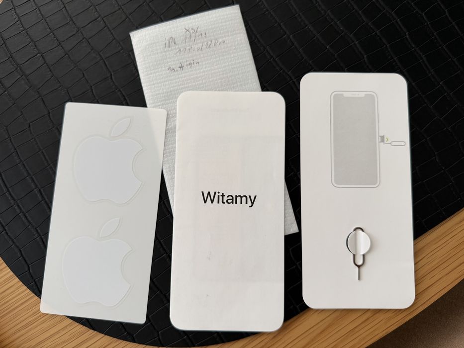 Kluczyk igła do SIM iPhone Apple / SAMSUNG/ Mi/ Pixel + Naklejki + instrukcja NOWE