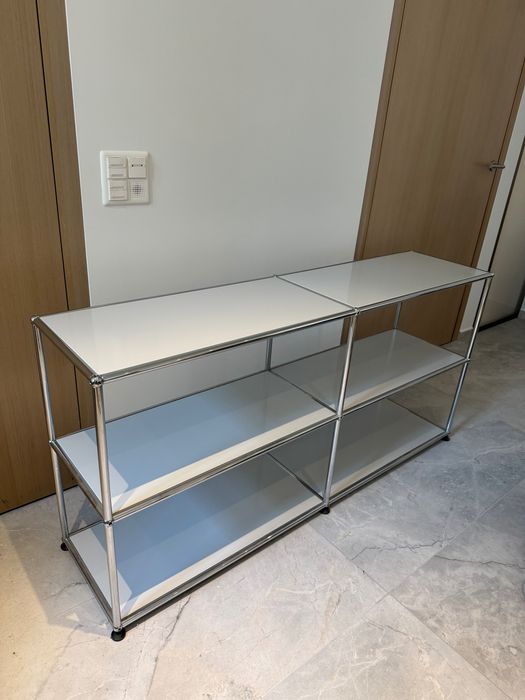 Usm Haller Mebel regał szafka pod TV sideboard jasny szary