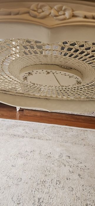 Cream coffee table with straw detail64552467277057121