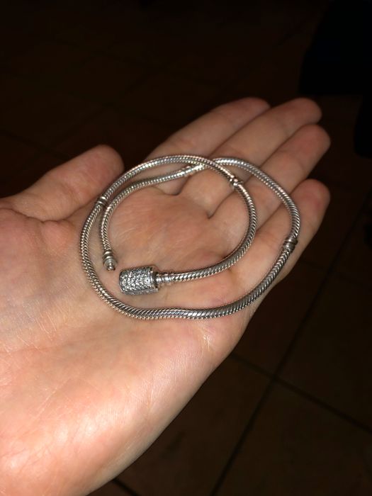 podwójna bransoletka Pandora