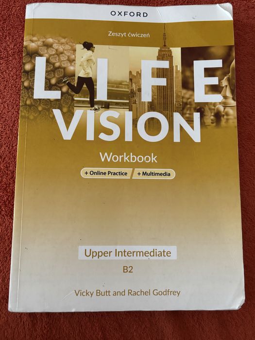 Oxford Life Vision ćwiczenia angielski B2 upper intermediate