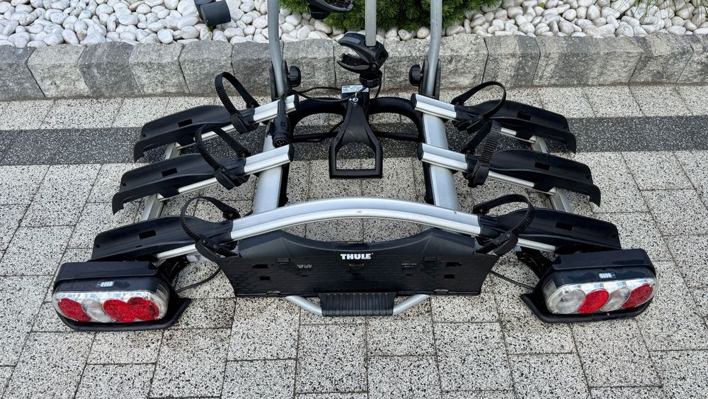 Thule EuroWay EW G2 922 bagażnik na hak na 3 rowery rowerowy samochodowy platforma odchylany e bike elektryki