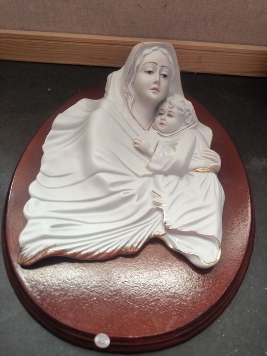 Quadro / Relevo "Nossa Senhora com o Menino