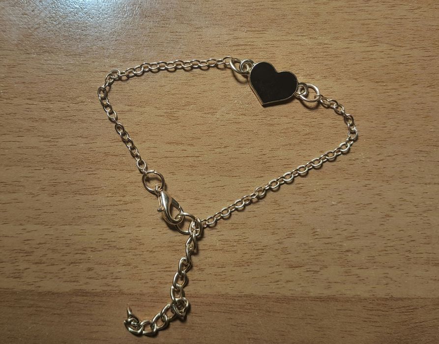 Bransoletka serce nowa