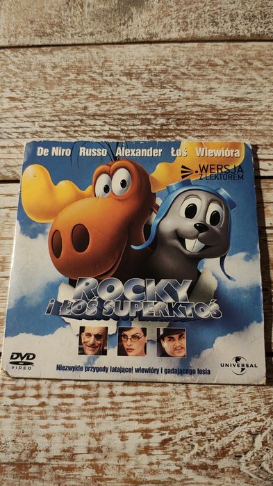 Rocky i Łoś Superktoś. Dvd