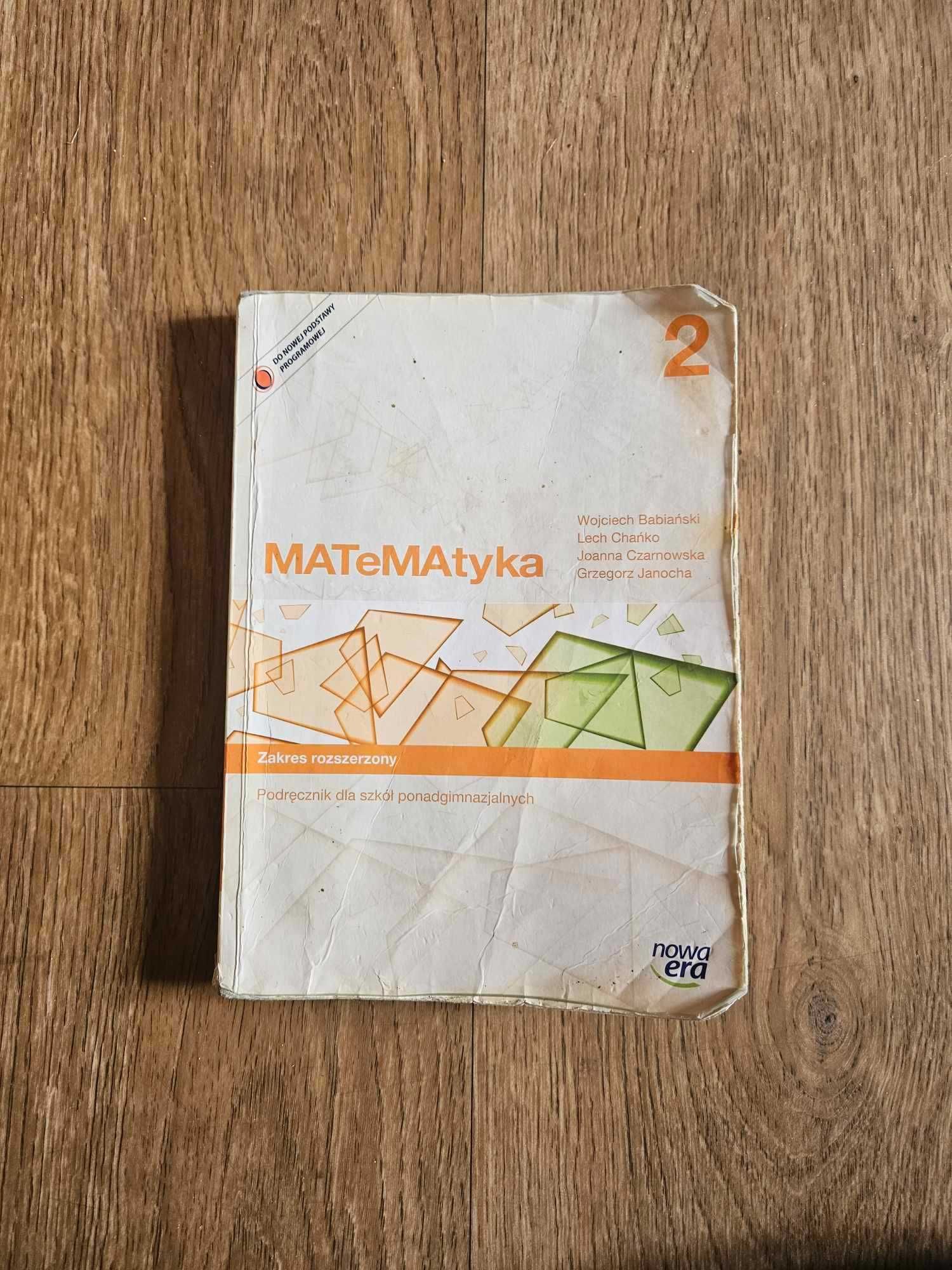 Matematyka Nowa Era Podręcznik Dla Szkół Ponadgimnazjalnych Podręcznik Matematyka 2 zakres rozszerzony nowa era babiański chańko