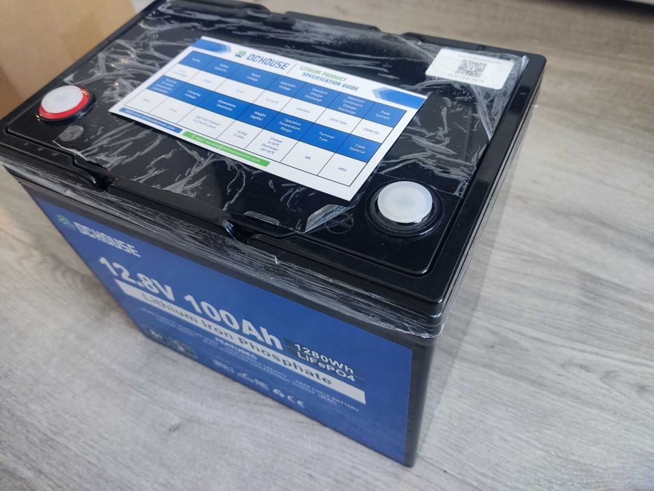 ИБП для инвертор аккумулятор LiFePO4 100Ah 12v DC House BMS Bluetooth