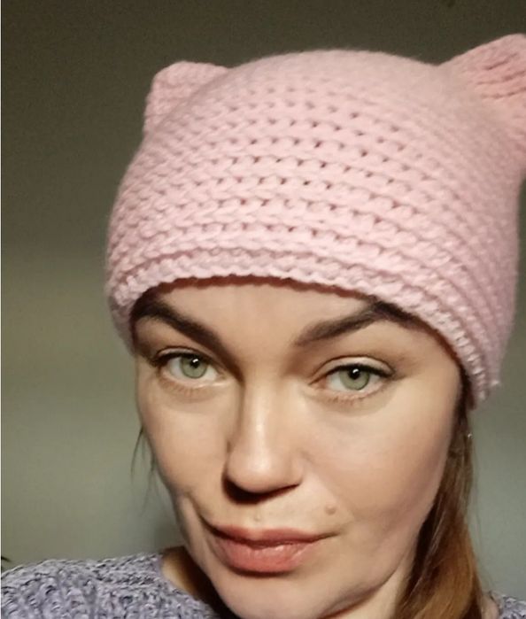 Czapka z uszkami cat nowa