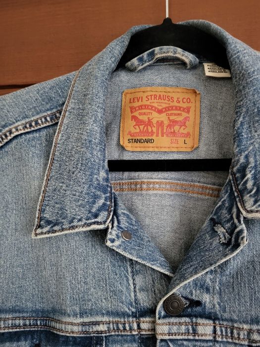 Klasyczna kurtka jeansowa Levi's Trucker Jacket – Jasny Jeans L