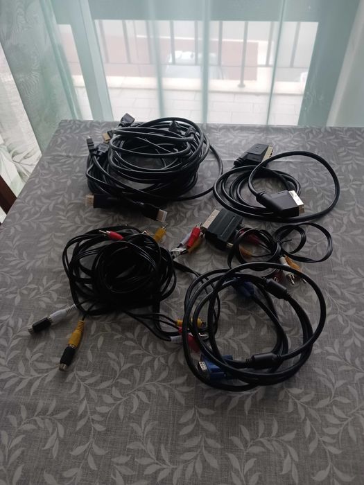 Cabos de imagem e audio diversos acessórios