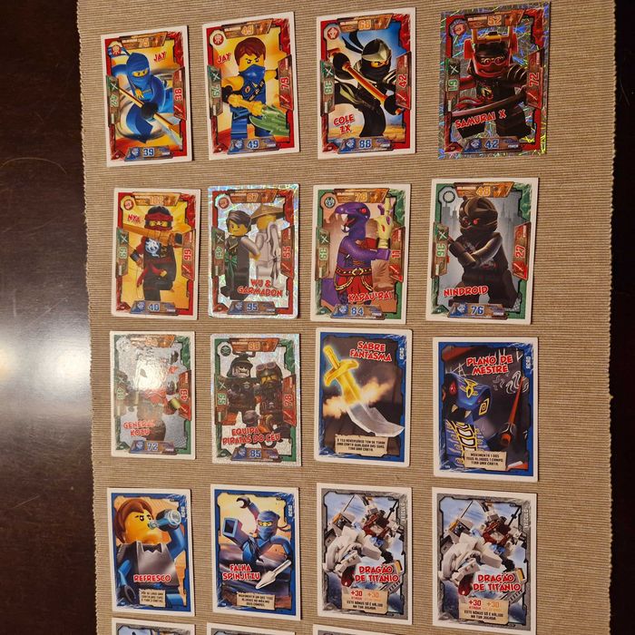LEGO Ninjago Trading Card Game - Série 1 - Lote 26 cartas