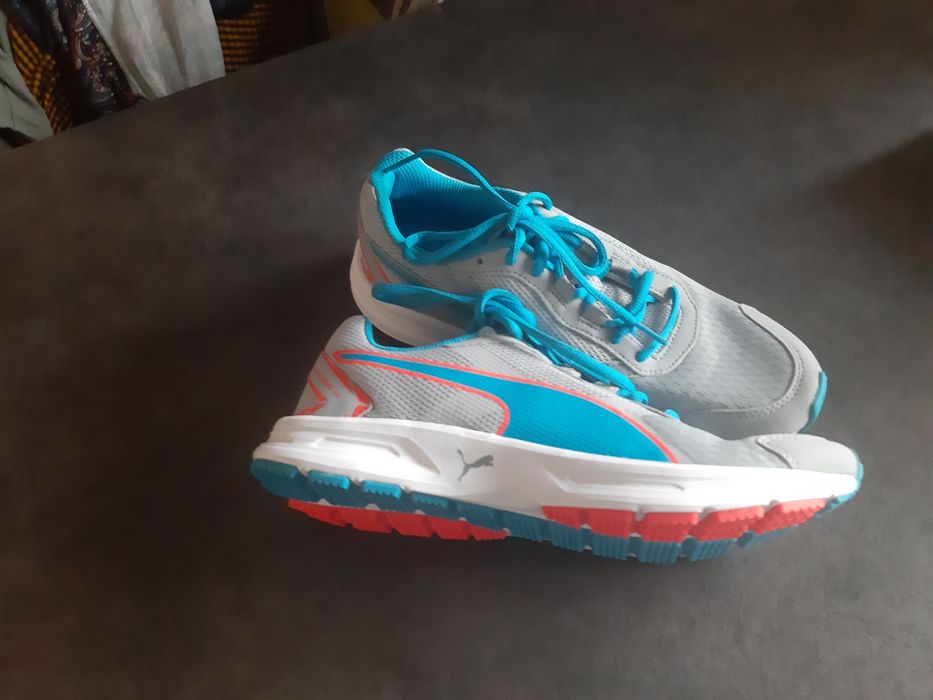 Adidasy damskie puma fitness tkmaxx lekkie niebieskie 39 nowe descenda