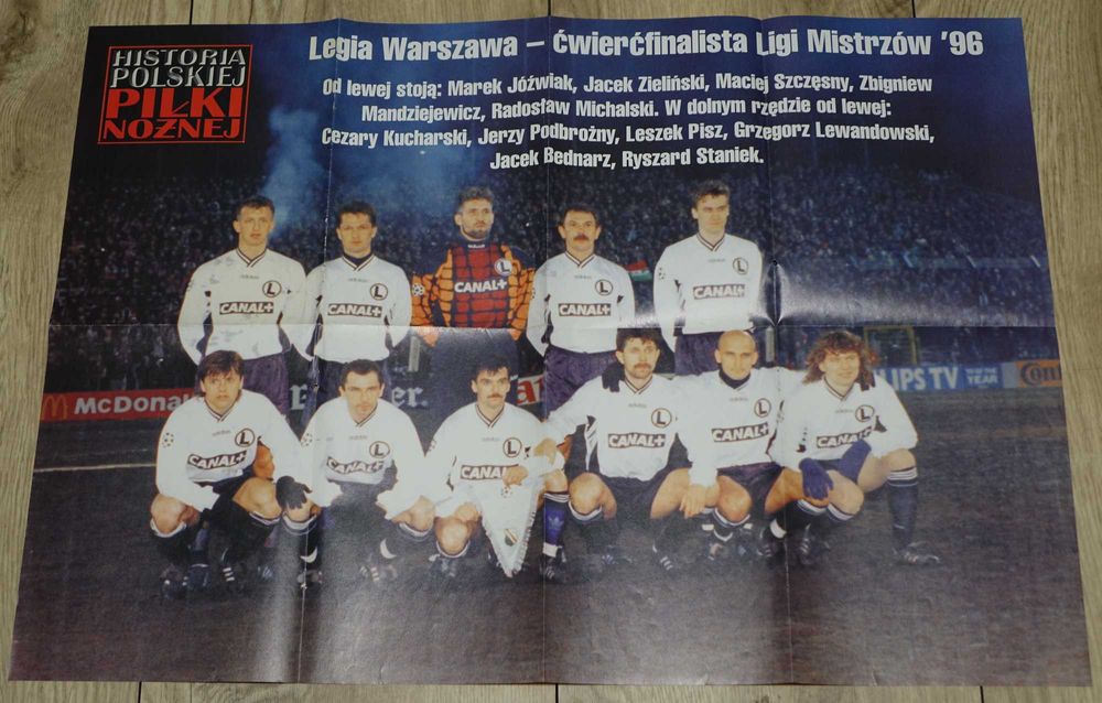 Plakat Legia Warszawa - Liga Mistrzów