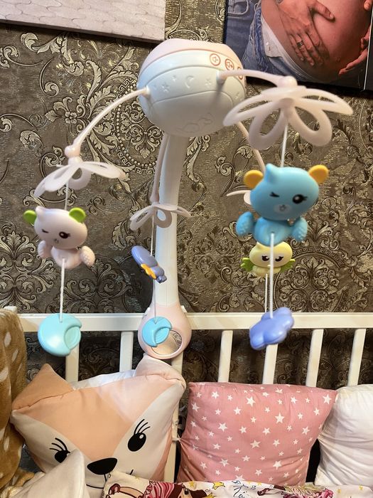 Мобіль на ліжечко 3 в 1