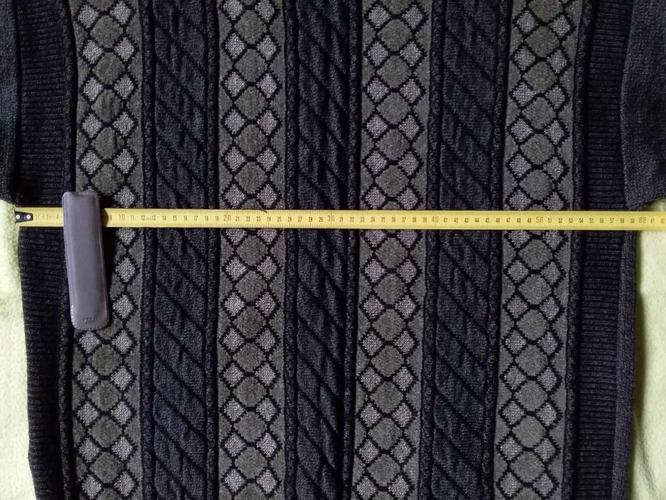 Теплый мужской свитер 3XL