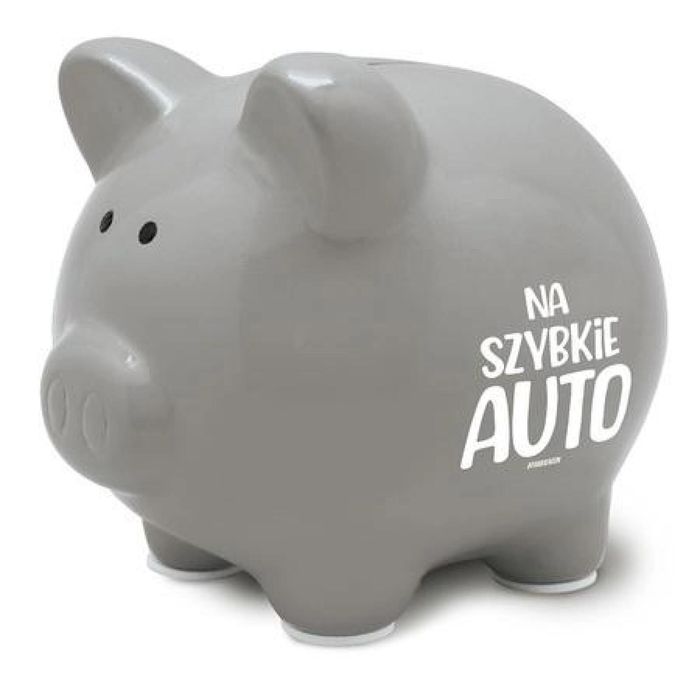 Skarbonka Pastel-Na szybkie auto