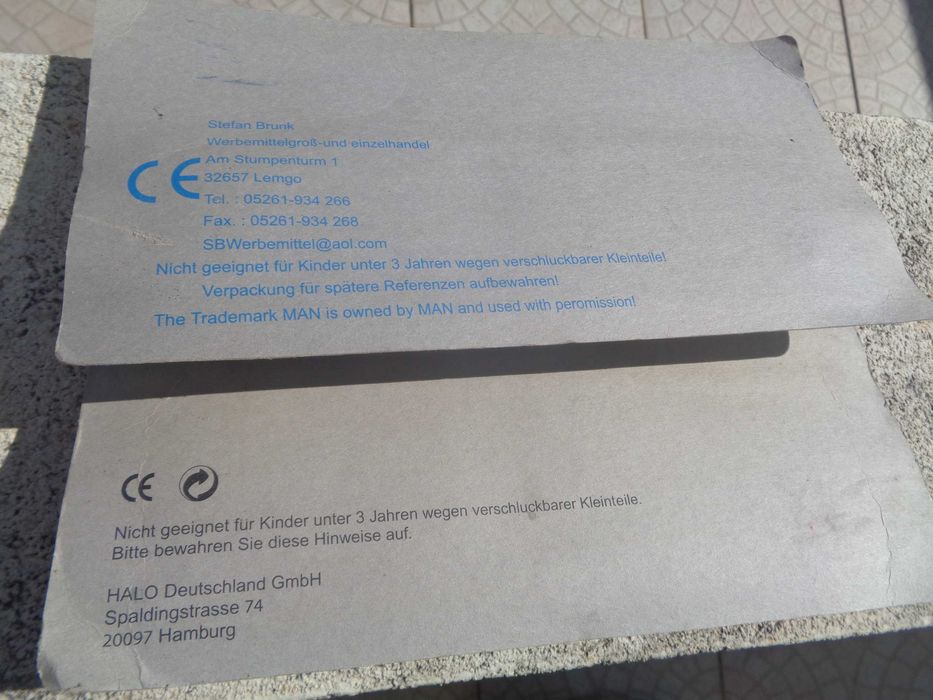 1:87 MAN Lote de 2 camiões novos de carga com atrelado