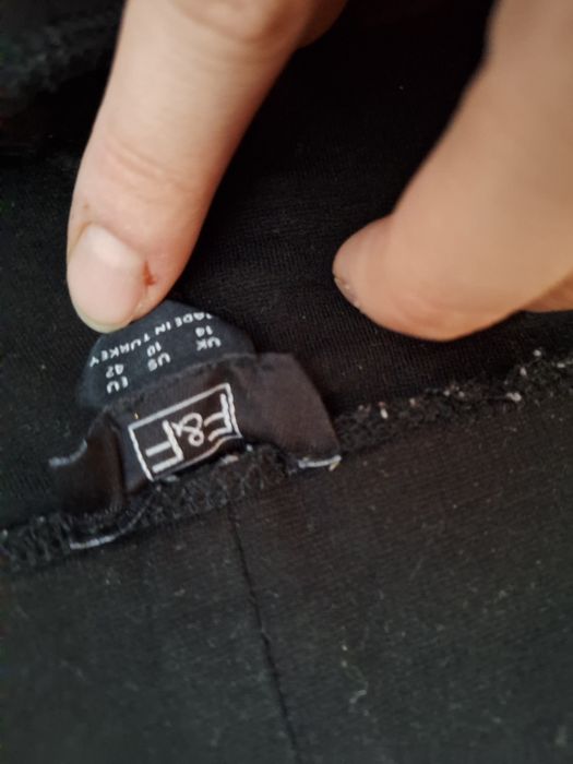 Legginsy damskie z zamkami xl 42