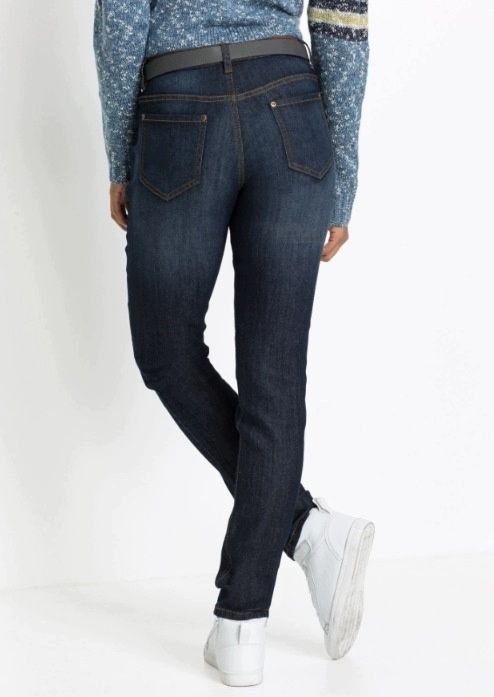 B.P.C ciemne jeansy damskie ze stretchem Mom 38.