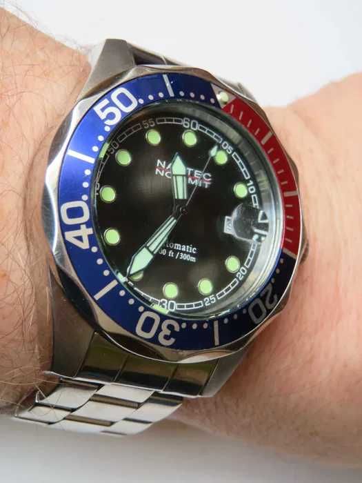 zegarek diver automat wr 300 nautec pepsi