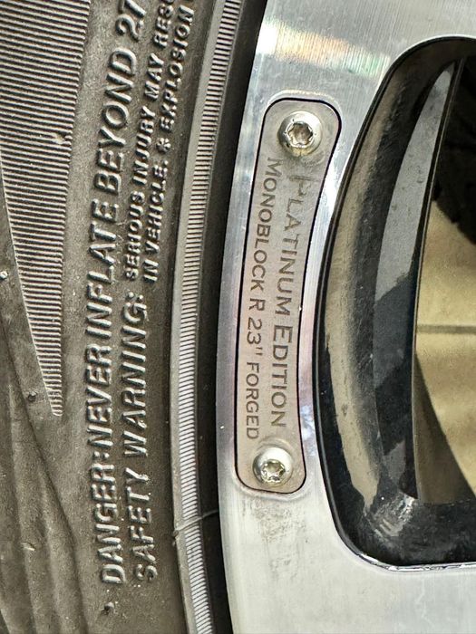 Колеса диски ковані Brabus Platinum Edition Monoblock R 23 G klass