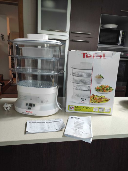 Máquina a vapor Tefal Minicompact digital completamente nova