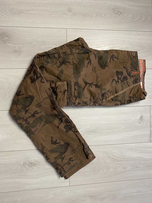 SUPERDRY r.L oryginalne spodnie cargo bojówki męskie