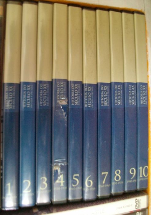 História do século xx , década a década, 10 dvd s, portes  incluídos