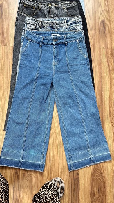 Джинси на високій посадці розміри від S до XL
