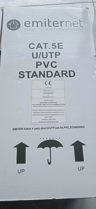 Kabel Emiter Net UTP (U/UTP) kat.5e 350 MHz