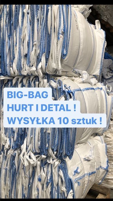 IMPORTER opakowań big bag bagi begi bigbagsy 88/90/168 cm z lejami