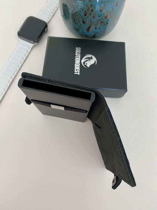 Carteira Pele Genuína c/ Proteção RFID